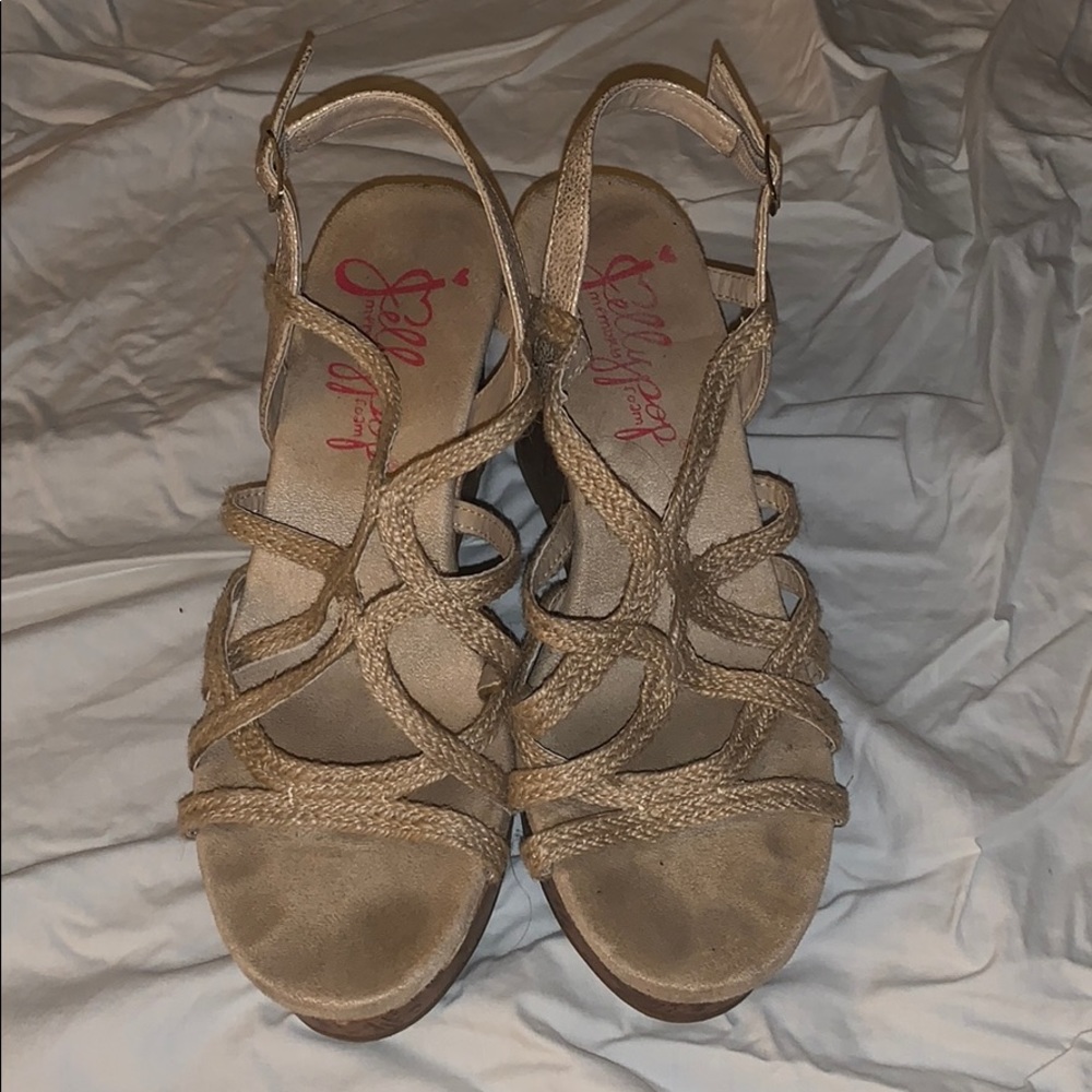 Jellypop Nude Wedges